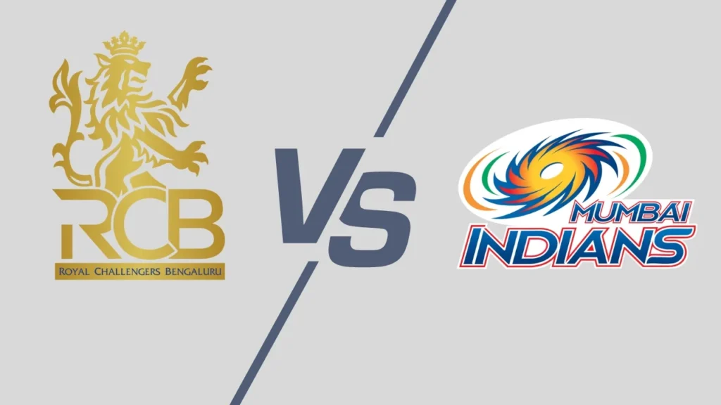 royal challengers bengaluru vs mumbai indians match scorecard 