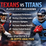 texans vs tennessee titans match player stats