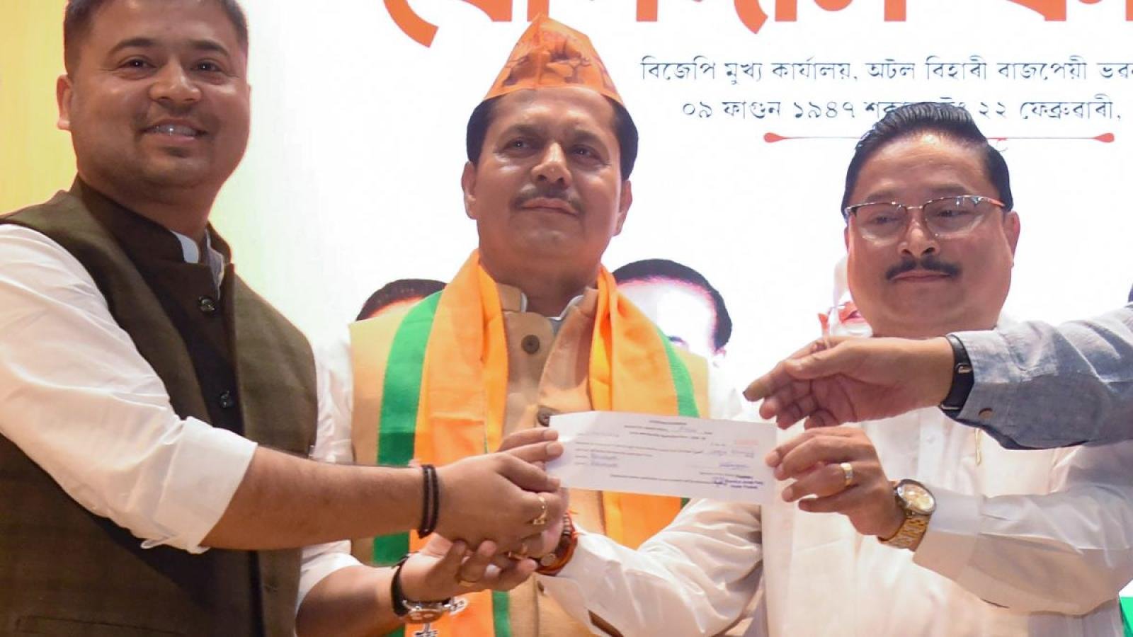 Former Assam Congress Chief Bhupen Borah Moves to BJP