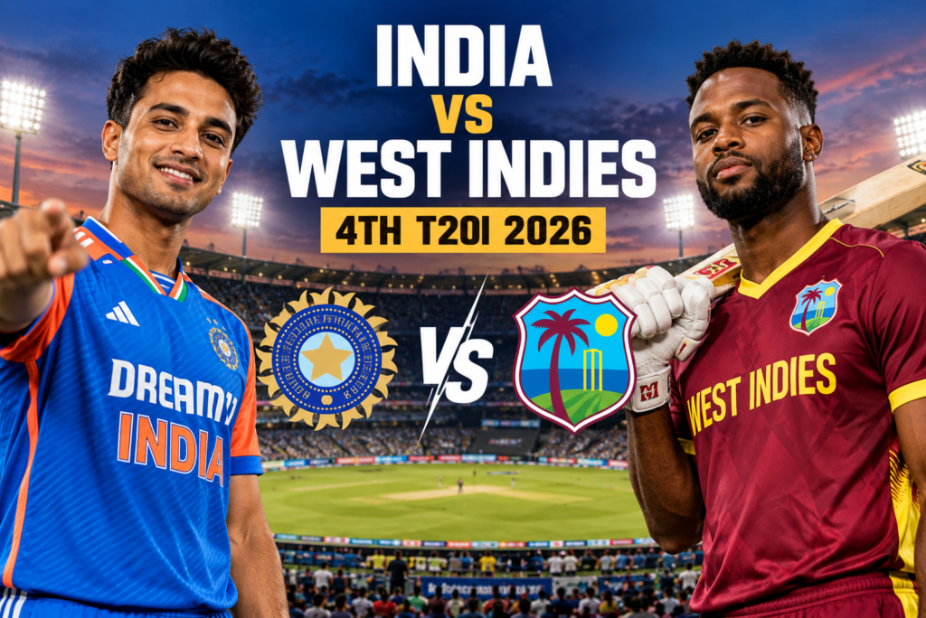 India vs West Indies 4th T20I 2026: Preview & Pitch Report